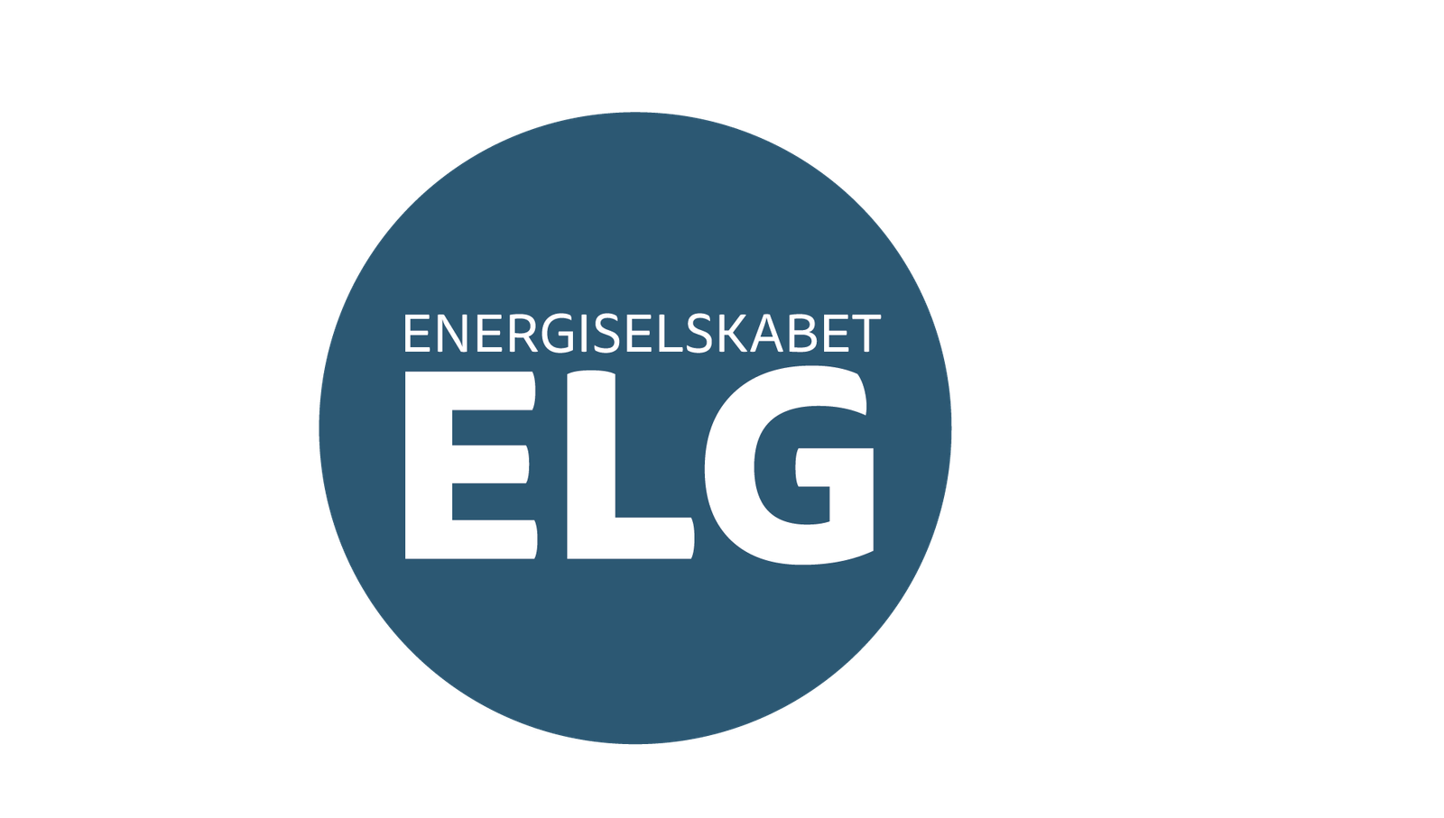 elg blå rundt cirkel logo
